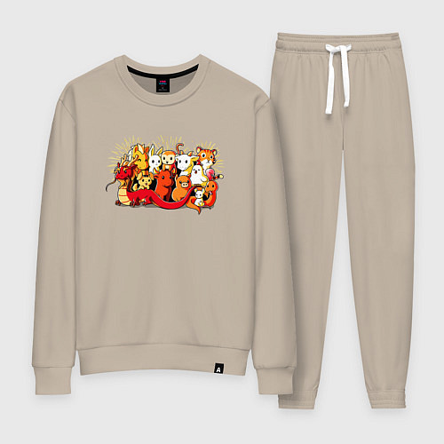 Женский костюм Дракон и Ко / Миндальный – фото 1