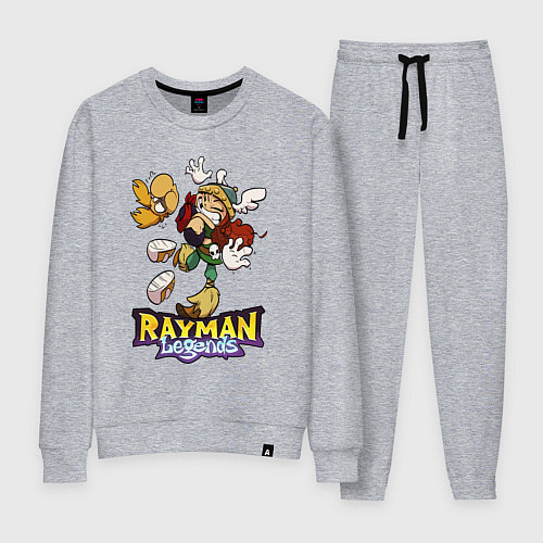 Женский костюм Рэймэн и Барбара - обнимашки / Меланж – фото 1