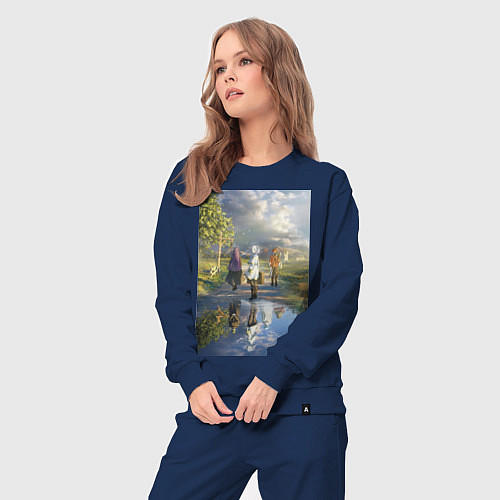 Женский костюм Фрирен провожающая в путь / Тёмно-синий – фото 3