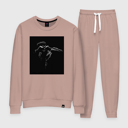 Женский костюм Xo weeknd / Пыльно-розовый – фото 1