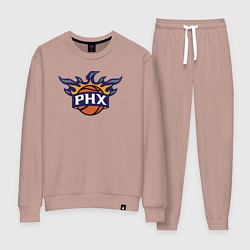 Костюм хлопковый женский Phoenix Suns fire, цвет: пыльно-розовый