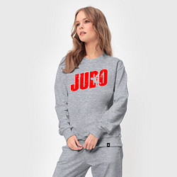 Костюм хлопковый женский Judo red, цвет: меланж — фото 2