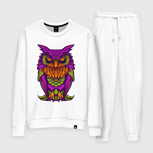 Женский костюм Purple owl / Белый – фото 1