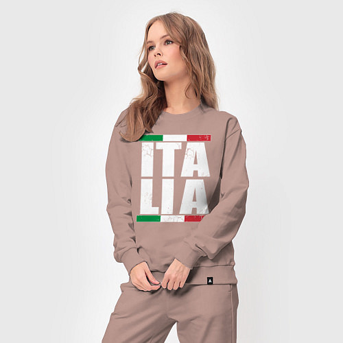 Женский костюм Italia / Пыльно-розовый – фото 3