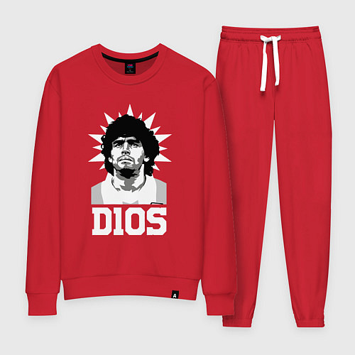 Женский костюм Dios Diego Maradona / Красный – фото 1