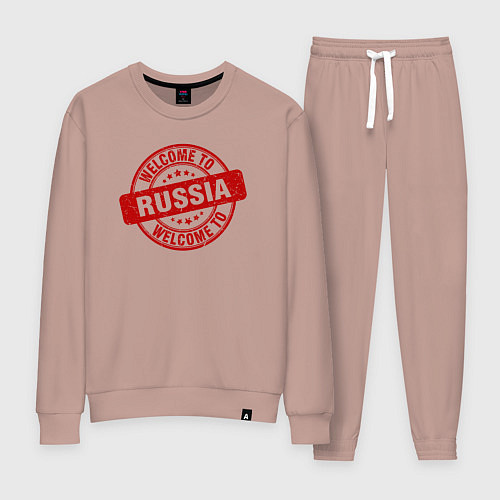 Женский костюм Welcome Russia / Пыльно-розовый – фото 1