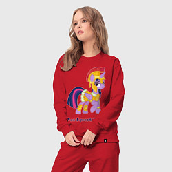 Костюм хлопковый женский Римская Твайлайт Спаркл, цвет: красный — фото 2