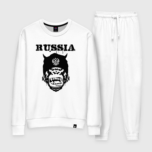 Женский костюм Russian gorilla / Белый – фото 1