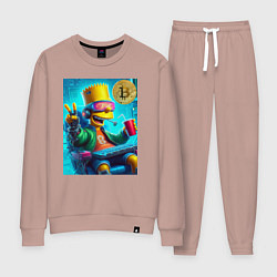 Женский костюм Барт Симпсон владелец биткоина