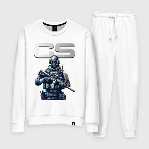 Женский костюм Counter Strike - stormtrooper / Белый – фото 1