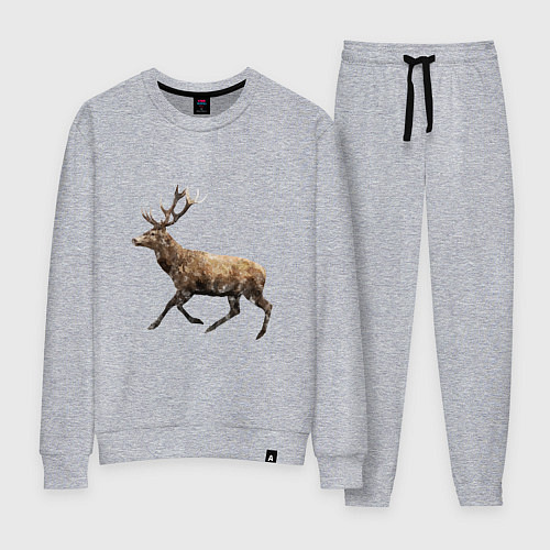 Женский костюм Рогатый олень / Меланж – фото 1