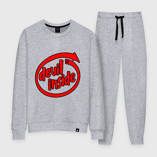Женский костюм Дьявол внутри / Меланж – фото 1