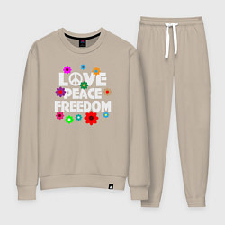 Женский костюм Любовь мир свобода