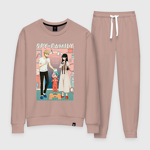 Женский костюм Семья шпиона главные персонажи из аниме / Пыльно-розовый – фото 1