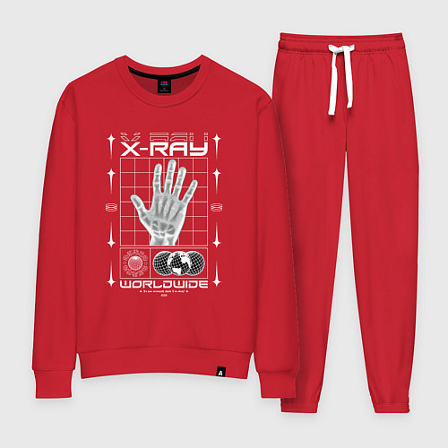 Женский костюм X-ray streetwear / Красный – фото 1