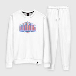 Костюм хлопковый женский USA Houston, цвет: белый