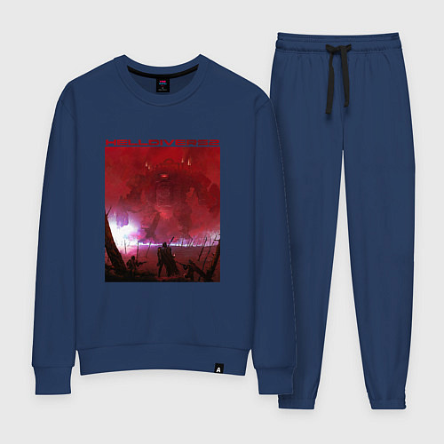 Женский костюм Helldivers 2: Battlefield / Тёмно-синий – фото 1