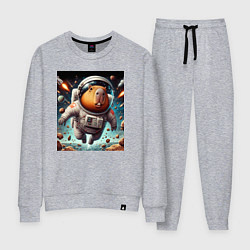 Женский костюм Capybara is a brave cosmonaut