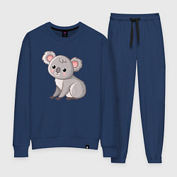 Костюм хлопковый женский Cute koala, цвет: тёмно-синий