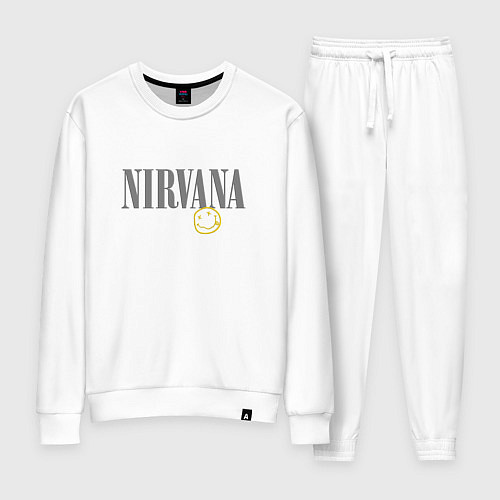 Женский костюм Nirvana logo smile / Белый – фото 1