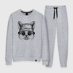 Женский костюм Лиса в круглых очках