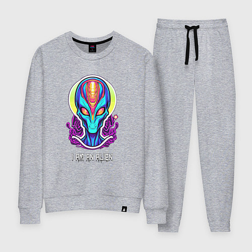 Женский костюм I am an alien / Меланж – фото 1