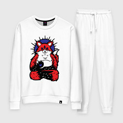 Костюм хлопковый женский Fox relax, цвет: белый