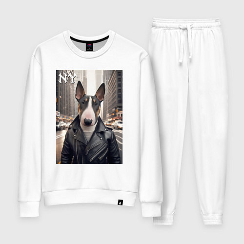 Женский костюм A tough bully from New York / Белый – фото 1