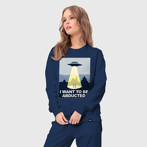 Женский костюм Хочу чтобы меня похитили / Тёмно-синий – фото 3