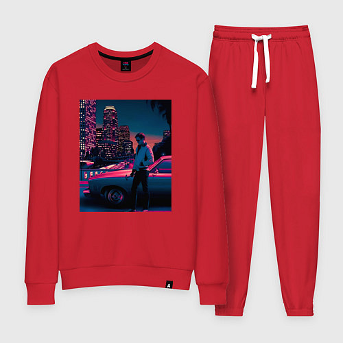 Женский костюм Drive poster / Красный – фото 1