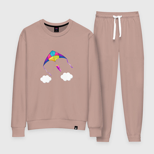 Женский костюм Воздушный змей / Пыльно-розовый – фото 1