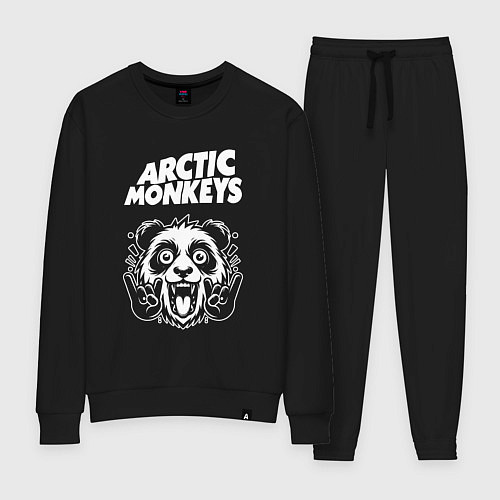 Женский костюм Arctic Monkeys rock panda / Черный – фото 1