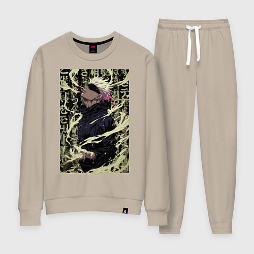 Женский костюм Магическая битва Сатору Годзё / Миндальный – фото 1