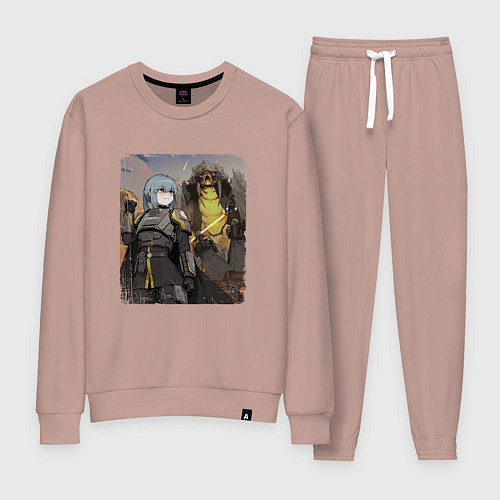 Женский костюм Helldivers x Anime / Пыльно-розовый – фото 1