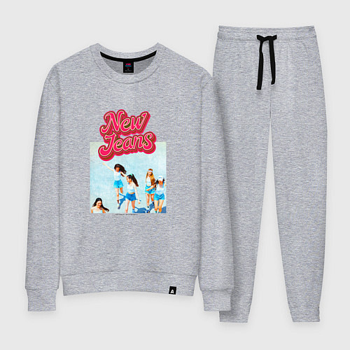 Женский костюм New Jeans wibes / Меланж – фото 1