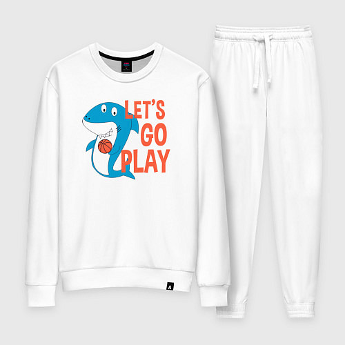 Женский костюм Давай играть в баскетбол / Белый – фото 1