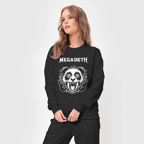 Женский костюм Megadeth rock panda / Черный – фото 3