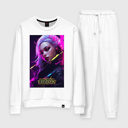 Женский костюм League of Legends Kaisa Kda / Белый – фото 1