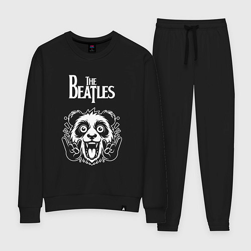 Женский костюм The Beatles rock panda / Черный – фото 1