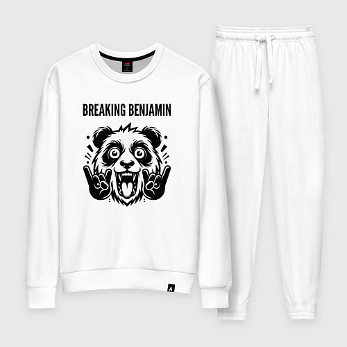 Женский костюм Breaking Benjamin - rock panda / Белый – фото 1
