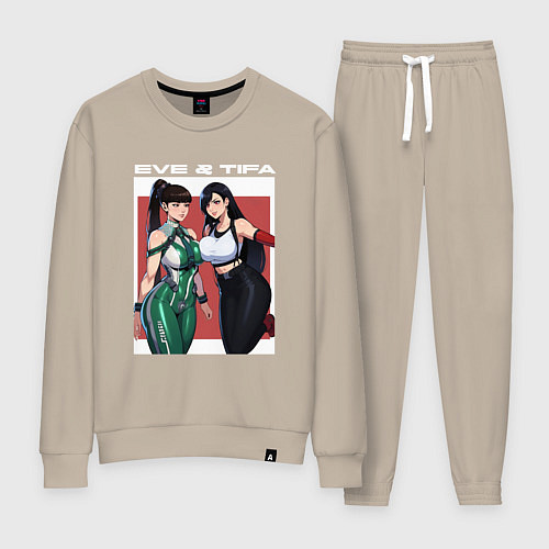 Женский костюм Тифа и Ева girls fantasy / Миндальный – фото 1