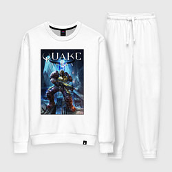 Костюм хлопковый женский Quake arena - Ranger, цвет: белый
