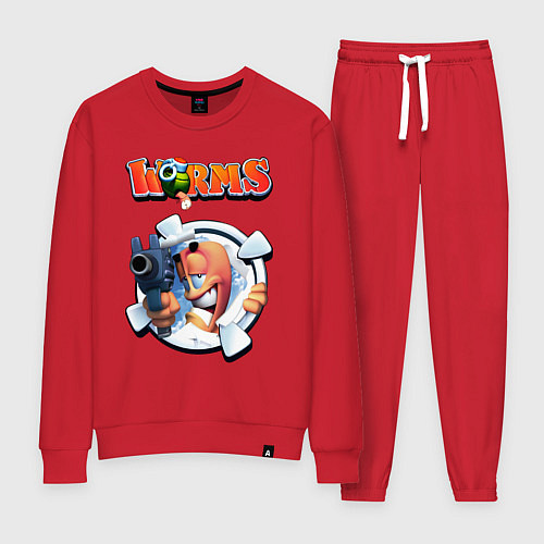 Женский костюм Worms uzi / Красный – фото 1