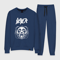 Костюм хлопковый женский Slayer rock panda, цвет: тёмно-синий