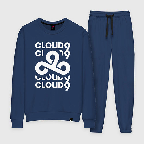 Женский костюм Cloud9 - in logo / Тёмно-синий – фото 1