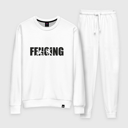 Женский костюм Фехтование арт / Белый – фото 1