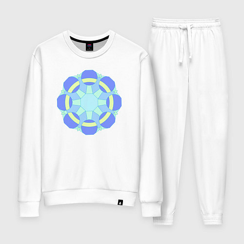 Женский костюм Орнамент графический / Белый – фото 1