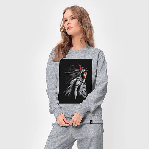 Женский костюм Принцесса Мононоке Сан / Меланж – фото 3