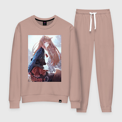 Женский костюм Волчица Холо Мудрая / Пыльно-розовый – фото 1