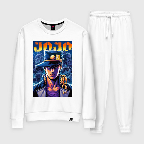 Женский костюм Jojo - Jotaro Kujo ai art / Белый – фото 1